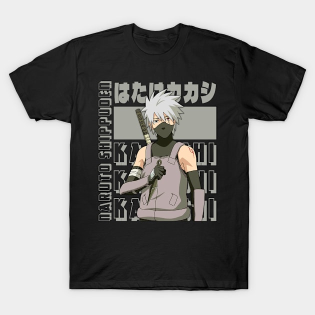 Kakashi Hatake T-Shirt by Hyndk Art